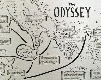 Carte de l'Odyssée