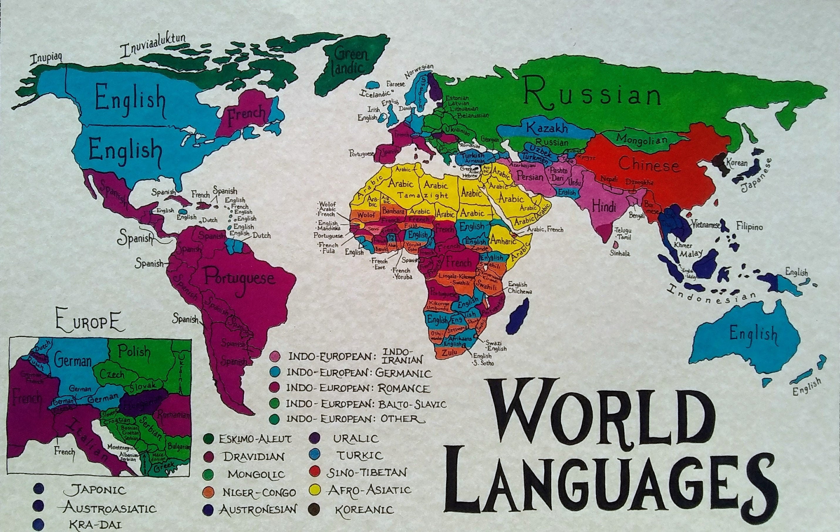 travel the world in different languages
