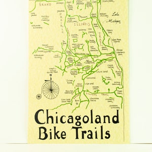 Chicagoland Bike Trails map