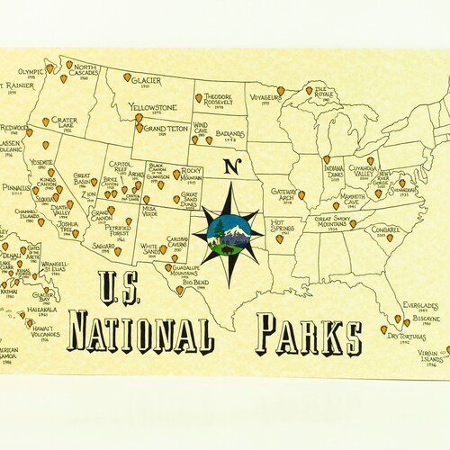 U S National Forests Map Etsy - Il 500x500.3517748855 Ikv2 