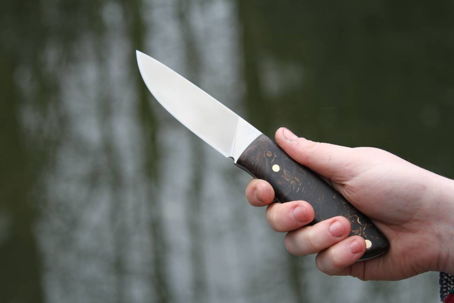 Hand SKD11 camping knife / edc / bushcraft knife / Etsy