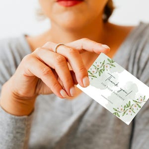 Thank you for your order - digital card template