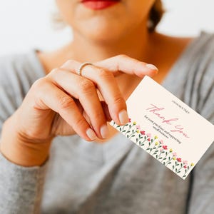 Thank you for your order - digital card template