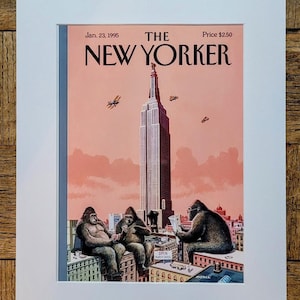 New Yorker Magazine Cover - King Kong - Open Auditions - 1995
