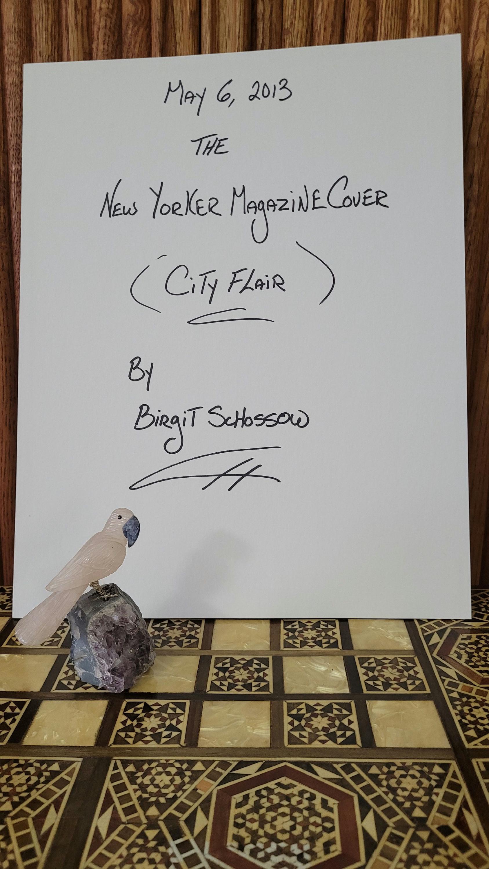 The New Yorker Magazine Cover - City Flair High Fashion