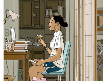 New Yorker Magazine フレーム入りオリンピックアート CoverStory-