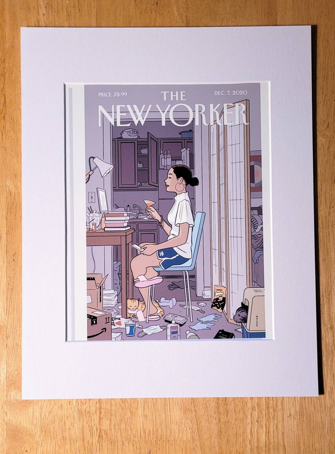 New Yorker Pandemic Portada de la revista New Yorker Love - Etsy España