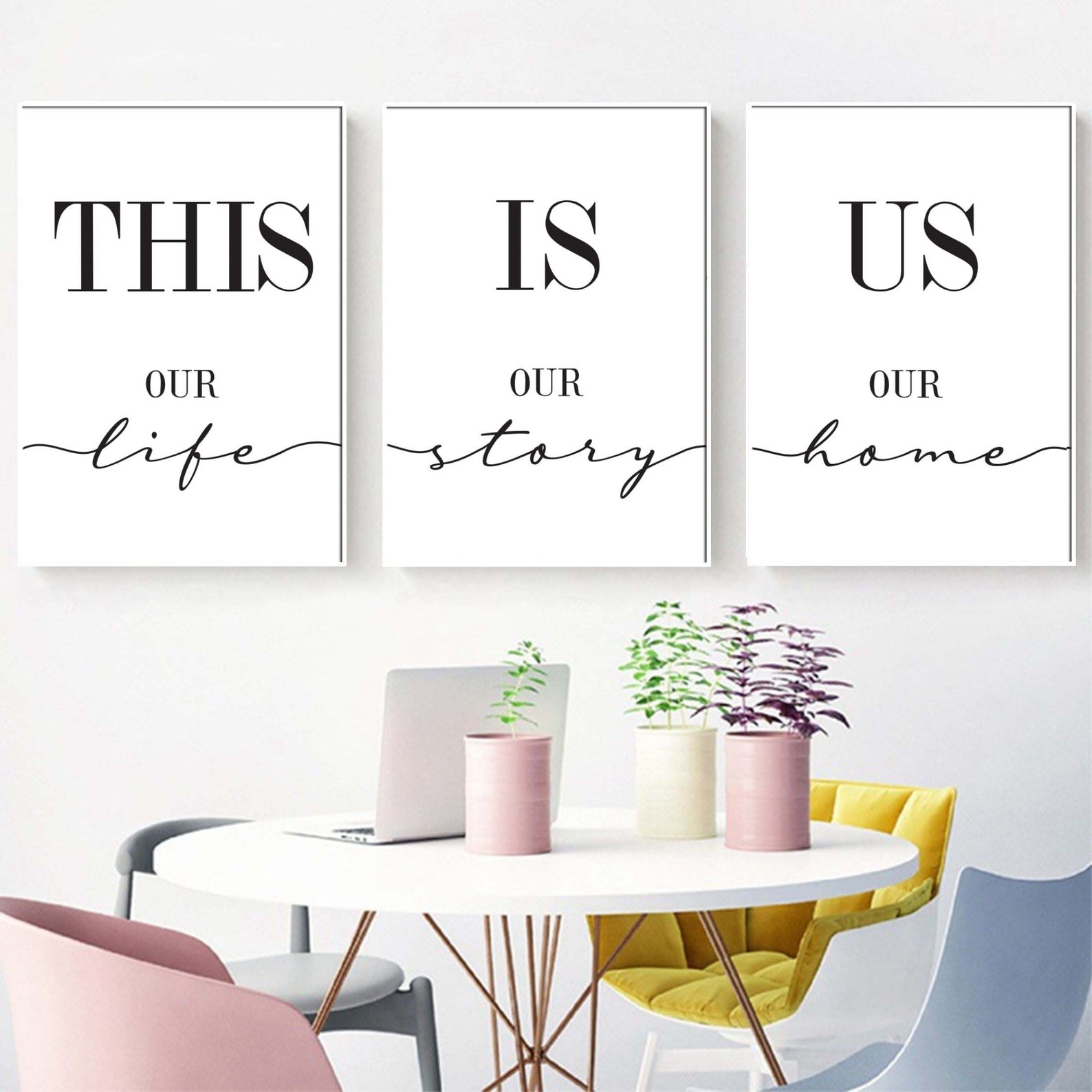 This is Us Our Life Our Story Our Home Printable Set of 3,living/family ...
