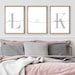 Personalised Couple Name Initial Monogram Digital Files set of 3,Custom Engagement/Wedding/Anniversary gift,Couple Bedroom sign,Over Bed art 