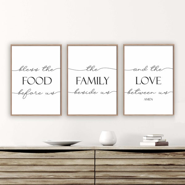 Bless the Food Before Us Printable - Etsy