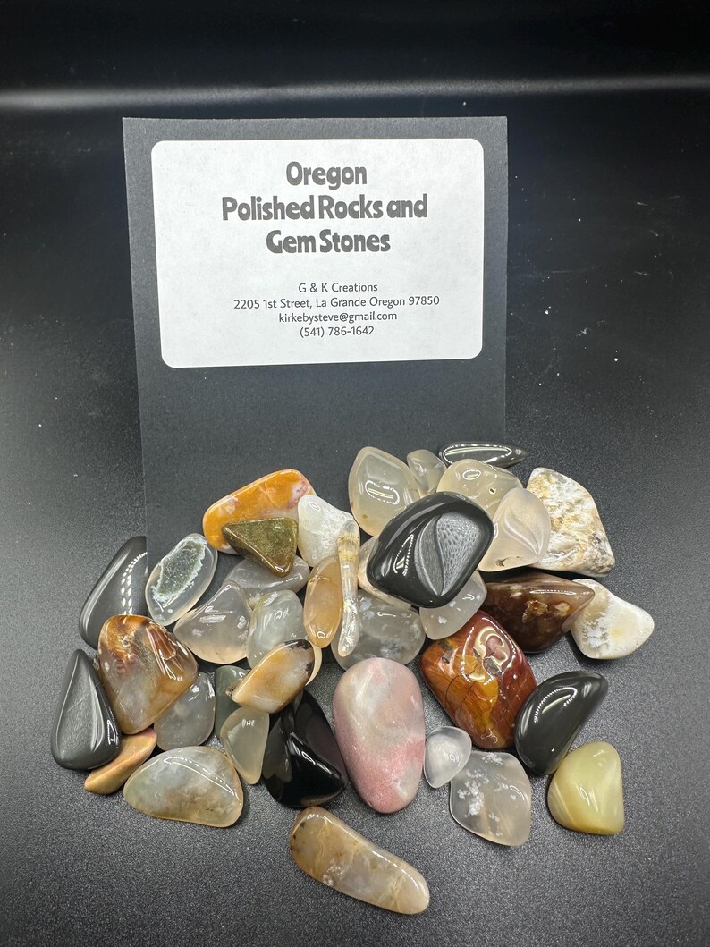 Oregon Gem Rocks Oregon Polished Rocks and Gemstones - Etsy
