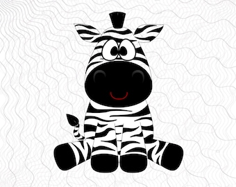 Download Cute Zebra Svg Etsy