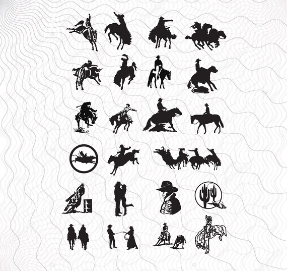 Download Clip Art Dxf Svg Png Western Cut Files For Silhouette Eps Western Svg Bundle Files For Cricut Western Vector Clipart Art Collectibles