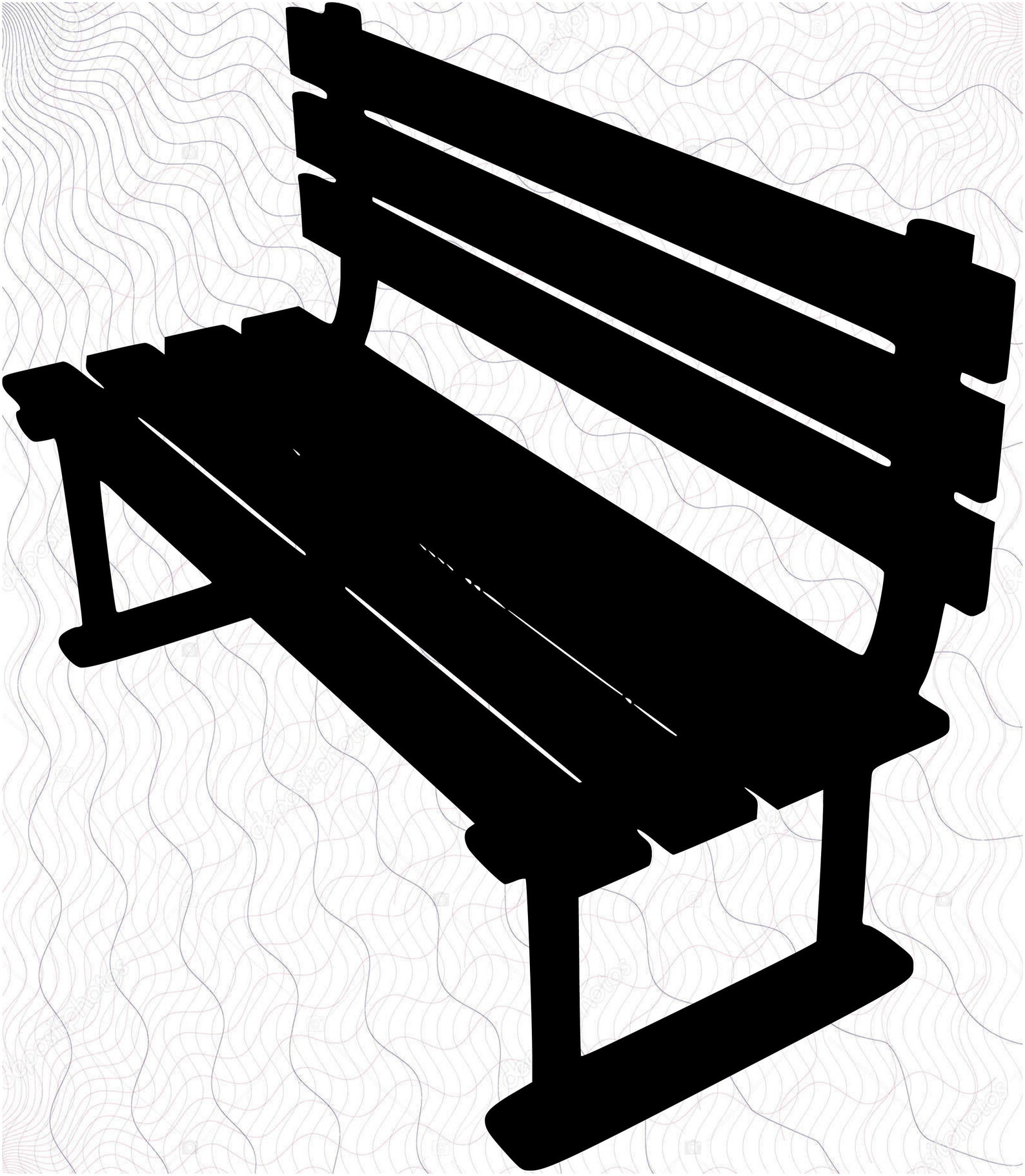 Bench SVG Bench Clipart Park Bench Cut Files For Etsy
