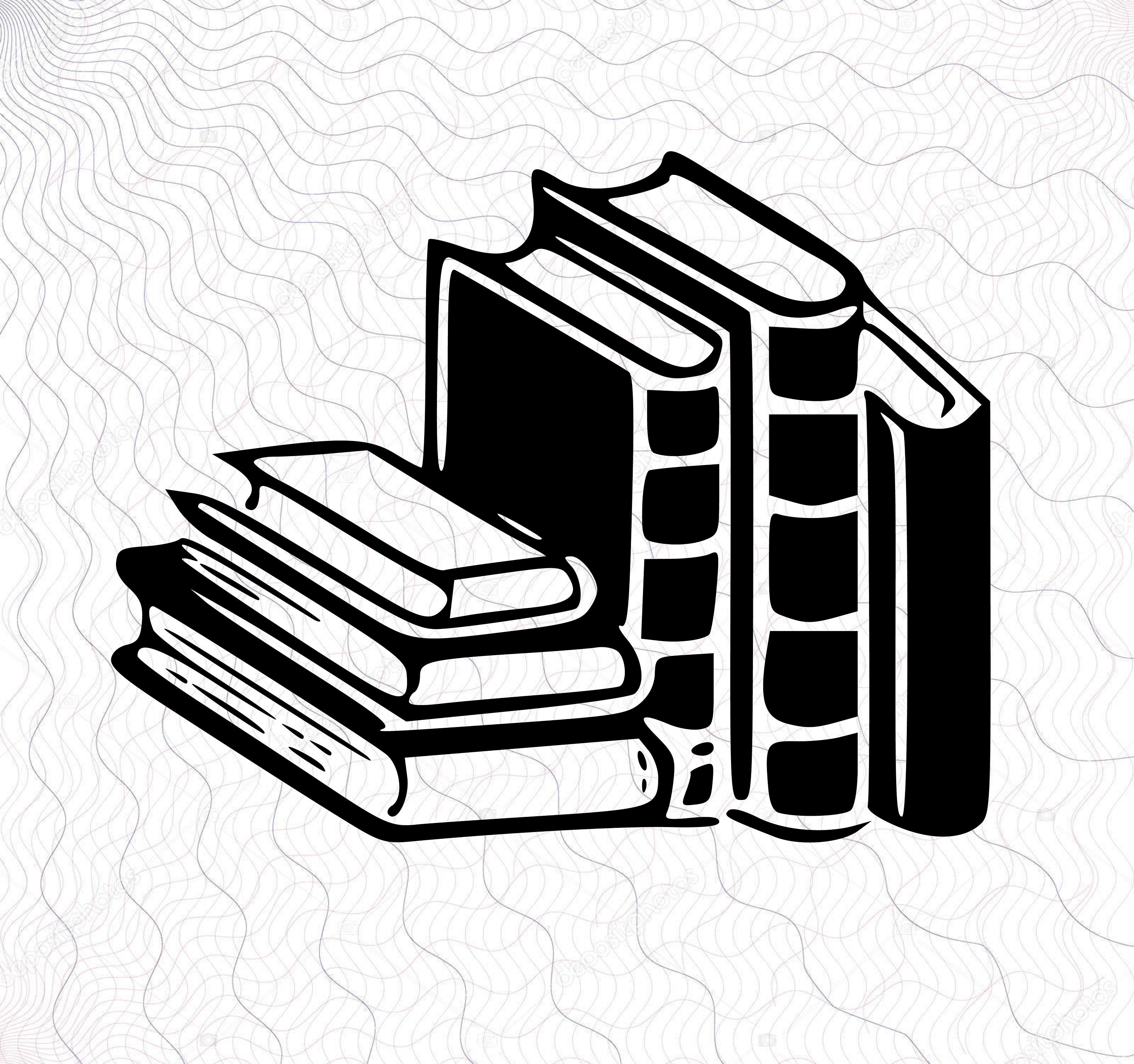 stack of books svg stack of books svg