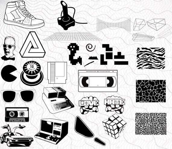 Featured image of post 80S Clipart Black And White