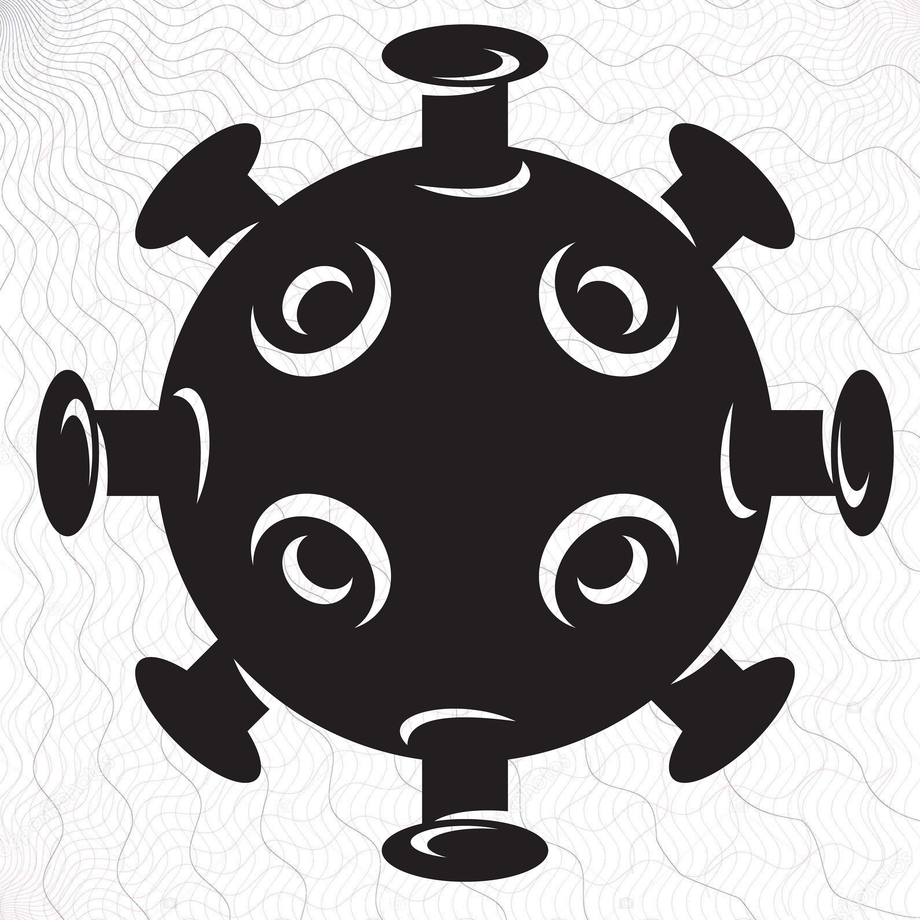 Virus SVG Virus Clipart Virus Cut Files For Silhouette | Etsy