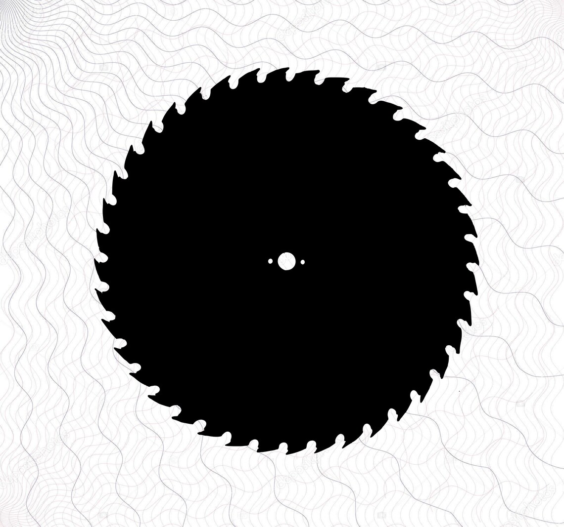 Circular Saw Blade SVG Saw Blade Clipart Saw Blade Cut Files Etsy