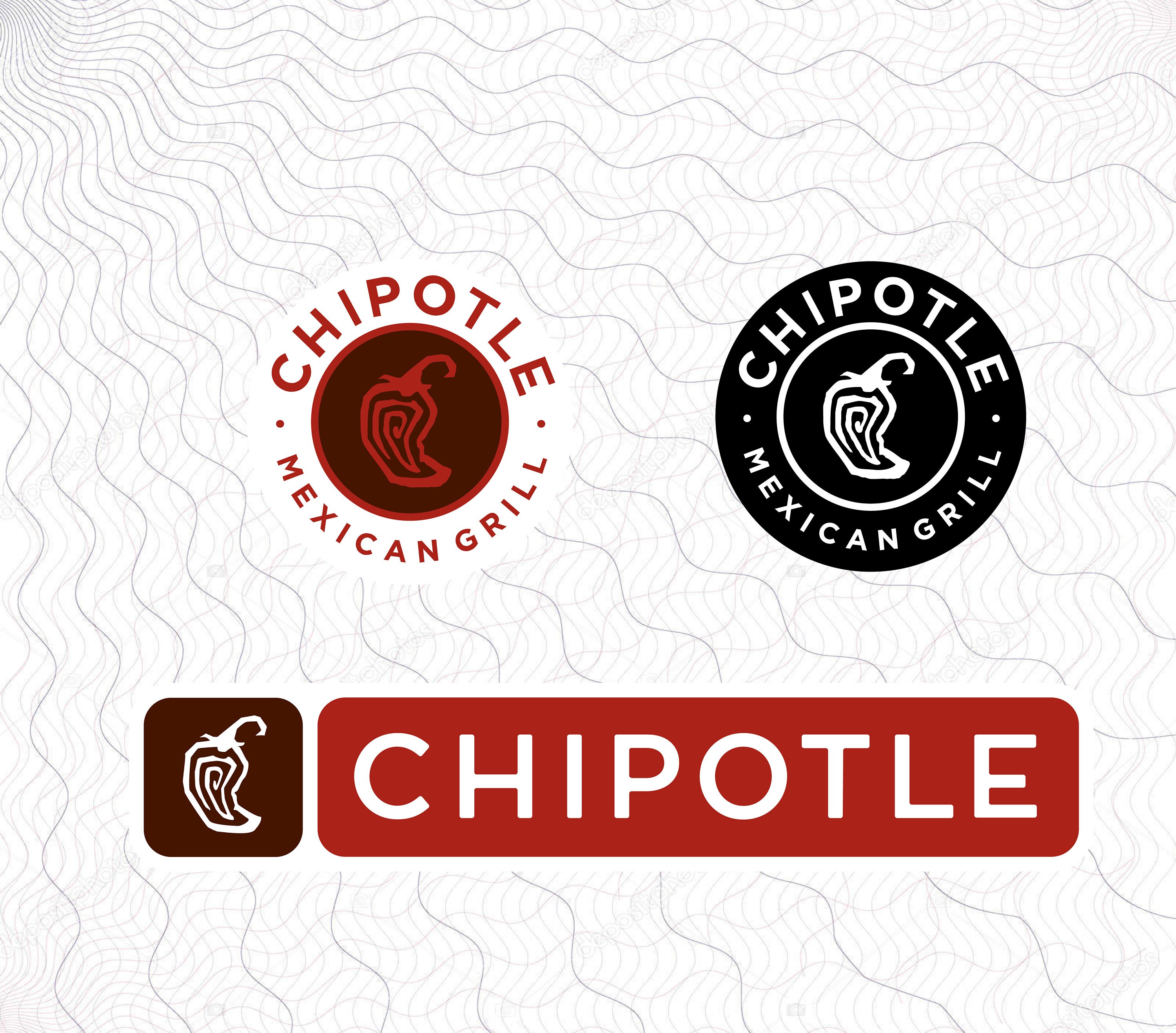 Chipotle Logo SVG Clipart Chipotle Logo Cut Files For Etsy