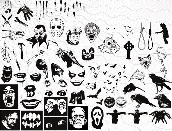 Download Horror Svg Bundle Serial Killer Clipart Horror Cut Files Etsy