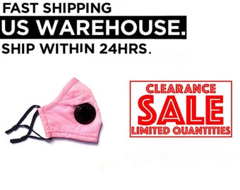 Kid Size Washable & Breathable Face Mask With Adjustable Vent Nose Wire and Filter Comfortable and Multi Layer Protection Mask for Girls