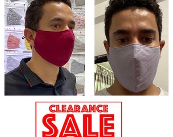 4 Pack MULTI LAYER MASK - Protection Face Mask - Unisex Face Cover - Soft Breathable Mask - Reusable Face Cover - Anti Dust Mask