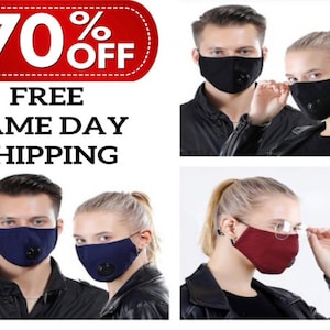 Handgemaakt herbruikbaar wasbaar gezichtsmasker Doek gezichtsmasker filterneusdraad Eco-vriendelijk zacht katoen meerdere lagen
