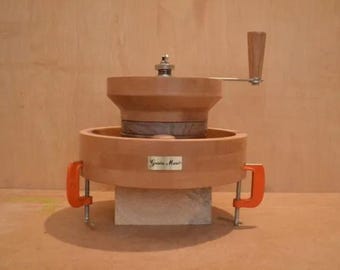 Hand mill for grinding grain, whole grain bread Gift version