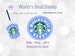 Best Daddy in The World Starbucks Cup Wrap Svg,World's Best Dad Ever,file Digital Download svg,eps, png Files for Cricut, Silhouette Machine 