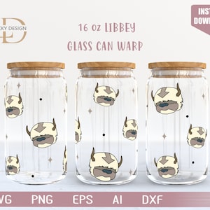 Cartoon svg 16 Oz Glass Can Warp libbey | Anime Svg |Game SVG | Archon | Beer Glass  Wrap | Svg Dxf Digital Download  Cricut