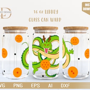Cartoon character Svg 16 Oz Glass Can Warp libbey | Anime  |Game SVG | Archon | Beer Glass  Wrap | Svg Dxf Digital Download  File for Cricut