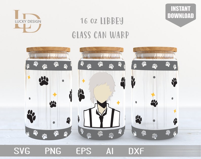 Anime BSD Svg | Manga Bundle 1 16 Oz Glass Can Warp Libbey | Japanese ...