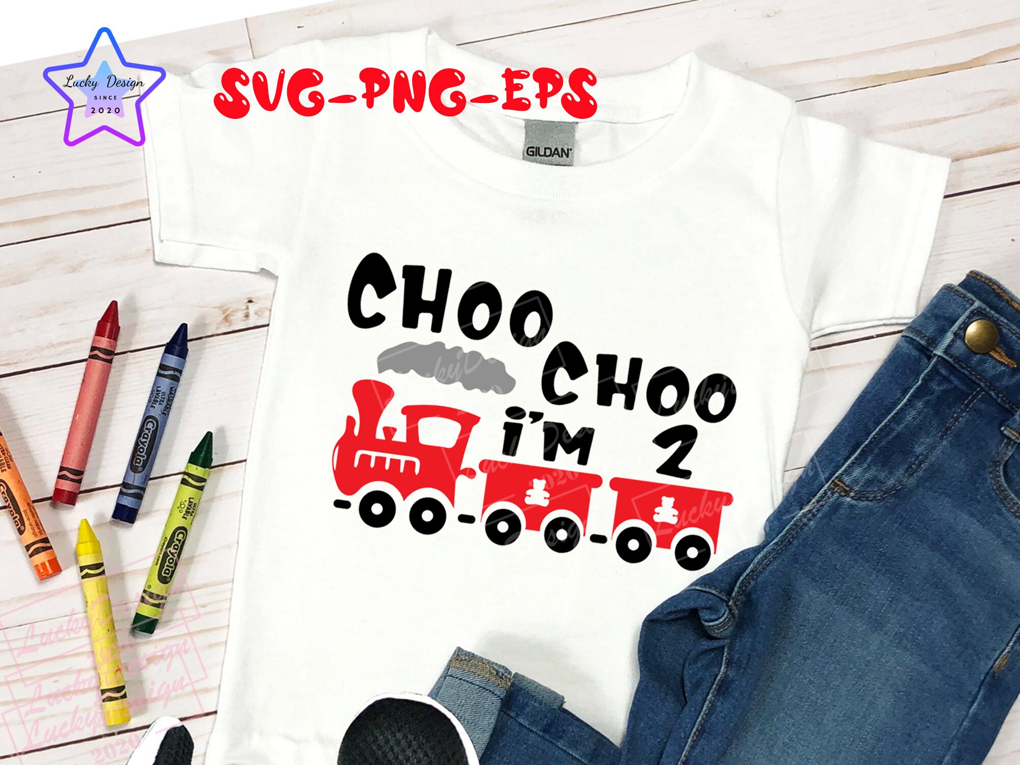 Download Choo Choo I'm 2 SVG 2nd Birthday Cut File Boy Train | Etsy