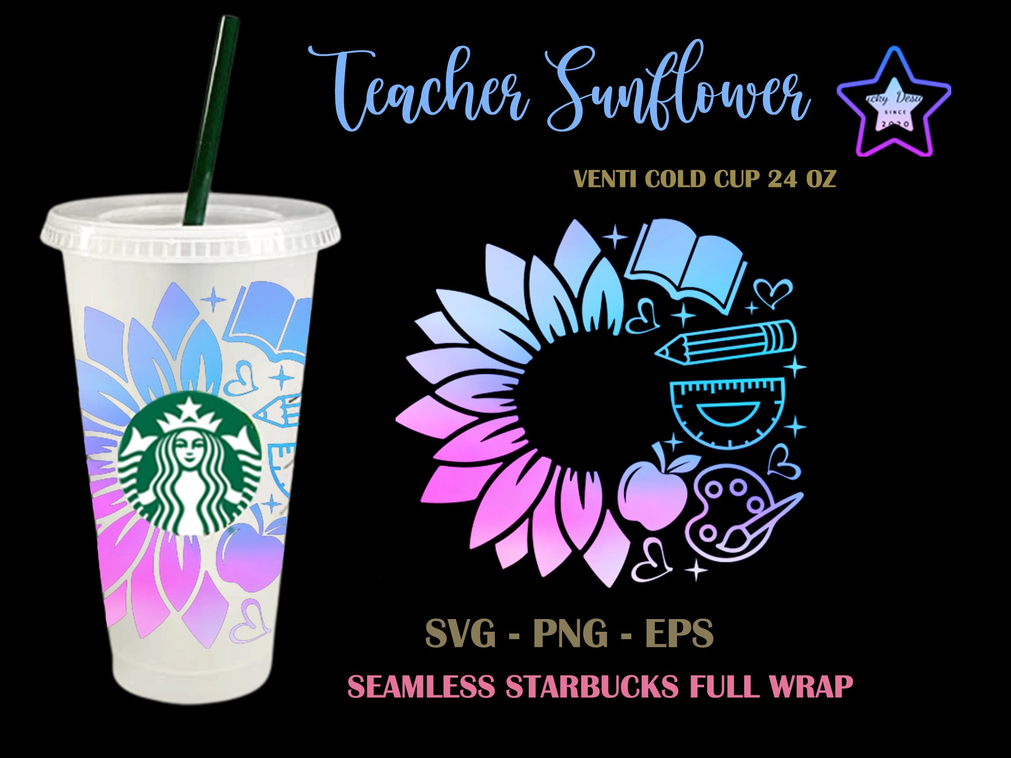 Free Free Flower Svg Starbucks 483 SVG PNG EPS DXF File