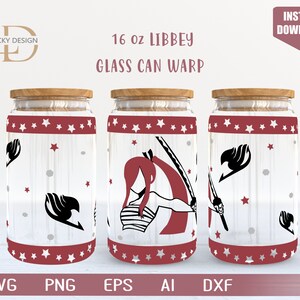 Svg animé | Personnage de dessin animé, boîte en verre de 16 oz déformée | Jeu SVG | Archonte | Emballage de verre à bière | Fichier de téléchargement numérique Svg Dxf pour Cricut
