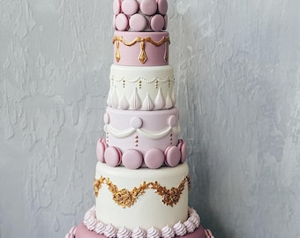 Handmade Fake Cake, Macaroon Design, Window Display