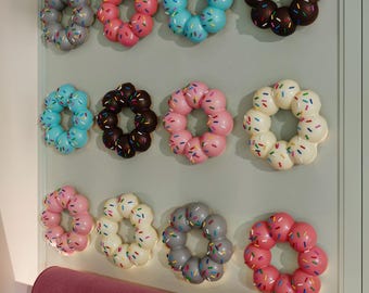 Mochi Donuts Set - Giant Fake Donut for Wall Decoration - Display Decor