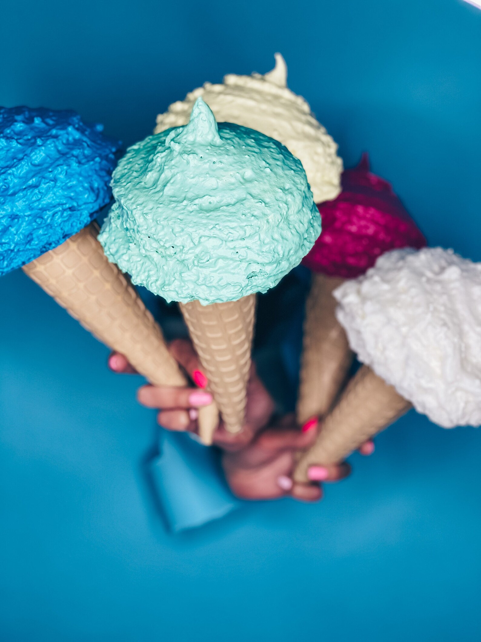 Set of 10 Prop Foam Ice Creams Decoration Fake Foam Ice Etsy