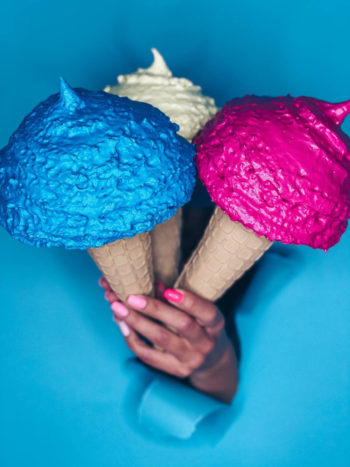 Set of 10 Prop Foam Ice Creams Decoration Fake Foam Ice Etsy