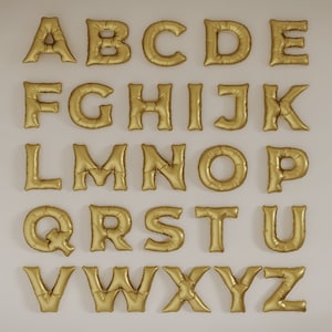 Custom Letters, Fake Balloon Letters, Personalized Balloon Initials, Balloon Alphabet, Crib Wall Letters, Minimum 4 Letters