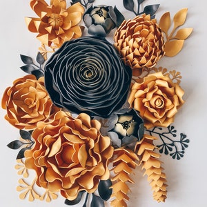 Ein Set aus 10 Schaum Blumen und 10 Blättern