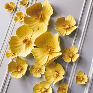 Set Of 15 Foam Simple Ranunculus Flowers