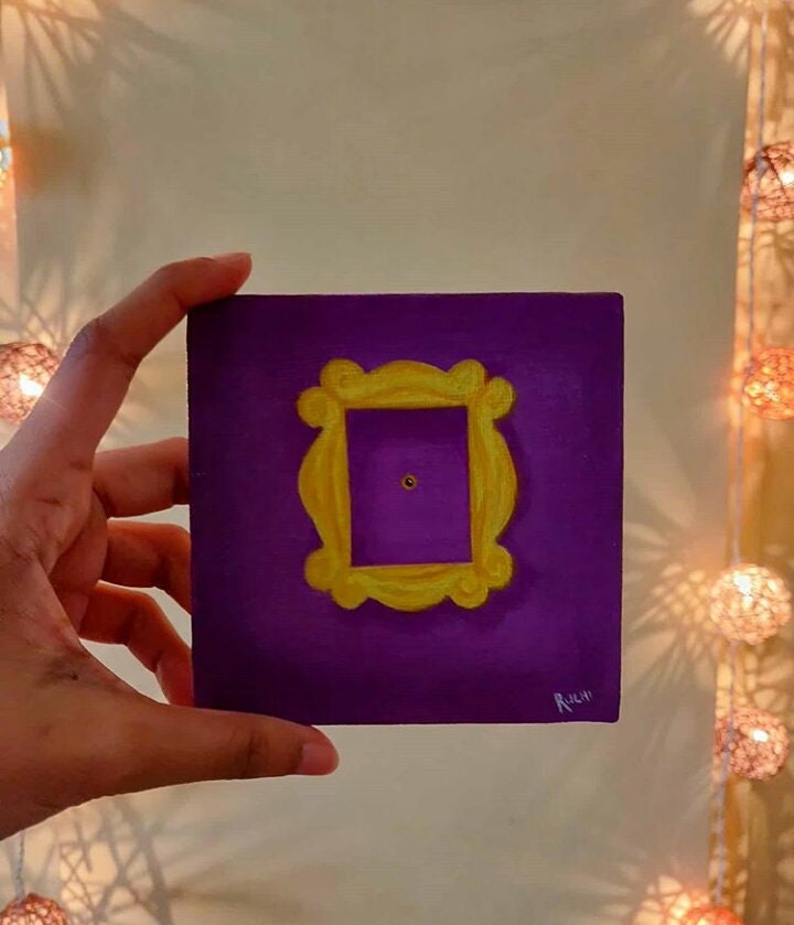 Friends Series Door Painting Etsy