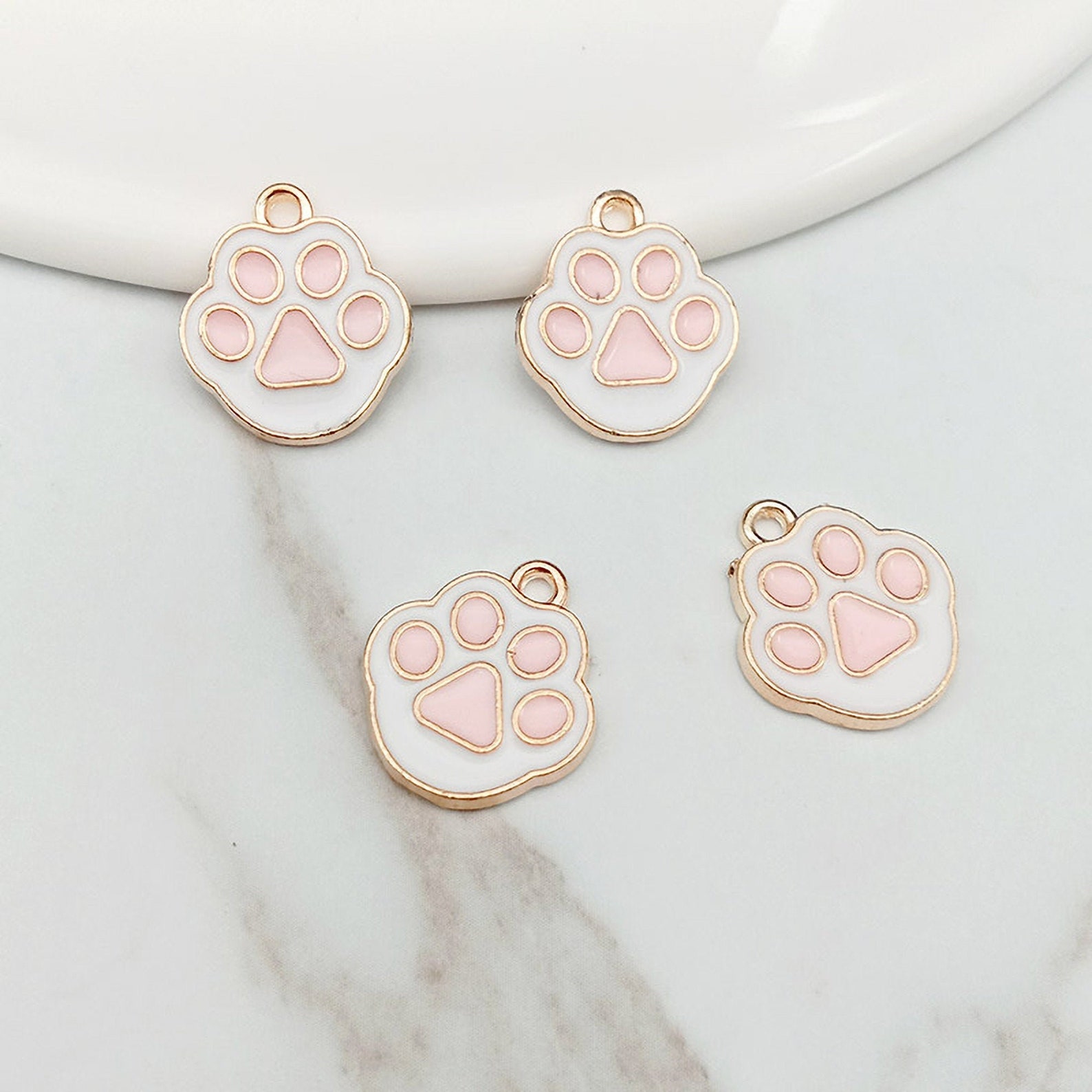 10pcs Dog Jewelry Charms Cute Earring Charms Animal Charm | Etsy