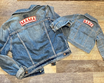Babe Denim Jacket- Matching Mommy&Me