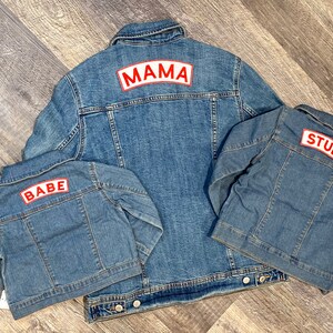 Mama Denim Jacket- Mommy&Me Jacket