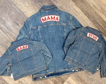 Mama Denim Jacket- Mommy&Me Jacket