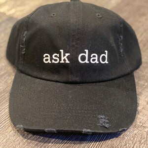 Pregúntale a papá Sombrero de béisbol angustiado