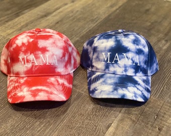 Tie Dye MAMA Hat