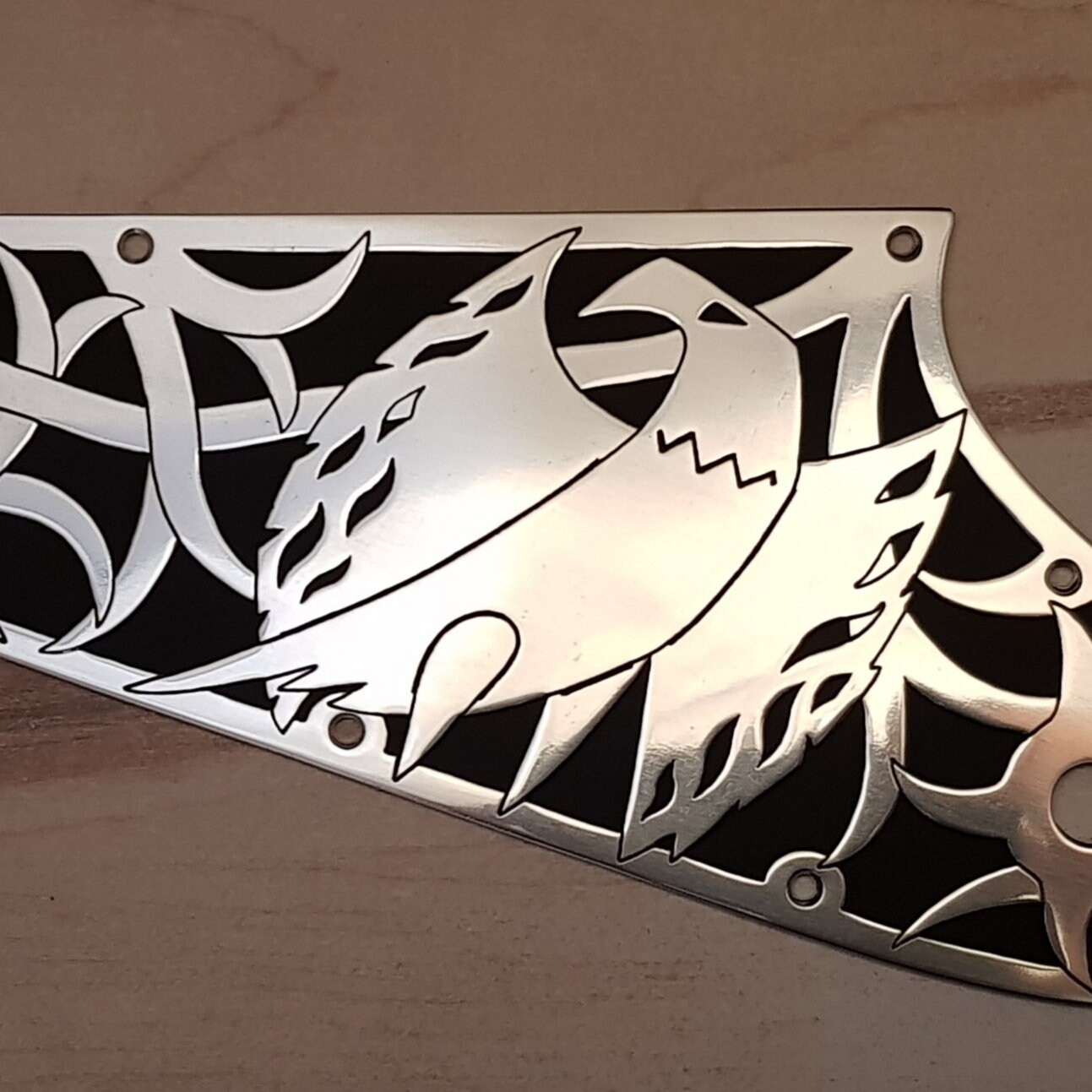Pickguard FIREBIRD Gibson - Epiphone Custom Silver Aluminum or Gold Brass
